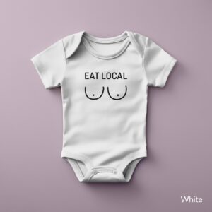 Bedrukt rompertje • Eat local