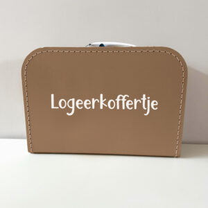 Bedrukt koffertje • Logeerkoffertje