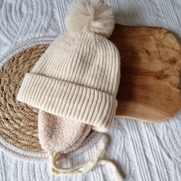 Wintermuts met oorwarmers